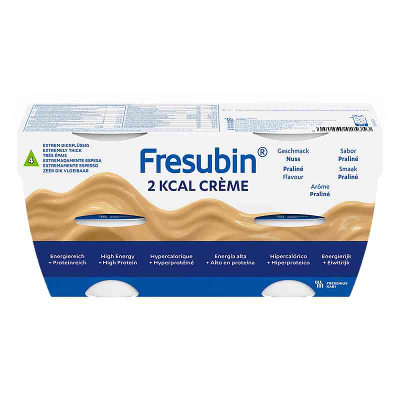 Fresubin 2 kcal Creme Praline | Pudding & Aufbaunahrung 4X125 g von Fresenius Kabi Deutschland GmbH PZN 18850153