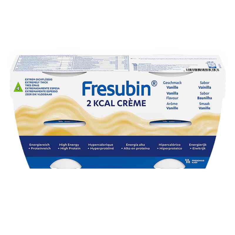 Fresubin 2 kcal Creme Vanille im Becher 4X125 g von Fresenius Kabi Deutschland GmbH PZN 10199020