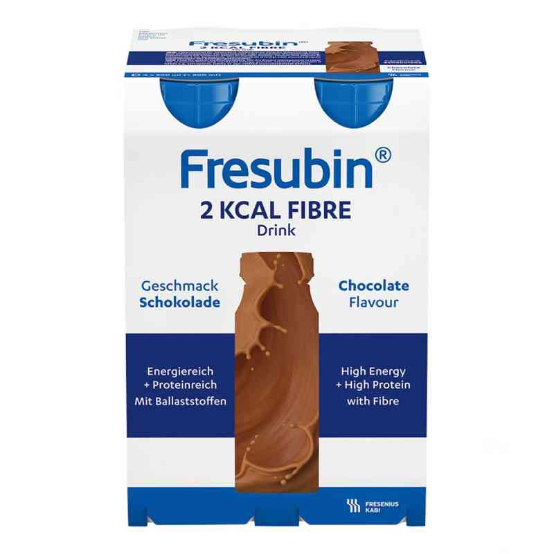 Fresubin 2 kcal Fibre Trinknahrung Schokolade | Aufbaukost 4X200 ml von Fresenius Kabi Deutschland GmbH PZN 00063762