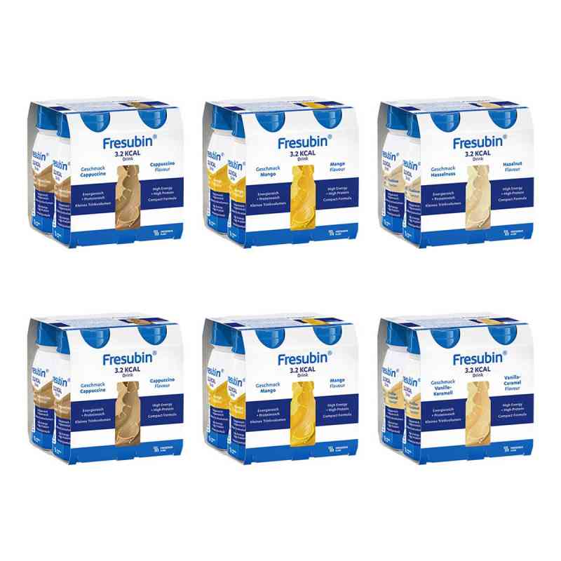 Fresubin 3.2 kcal Drink Mischkarton 24X125 ml von Fresenius Kabi Deutschland GmbH PZN 12546709