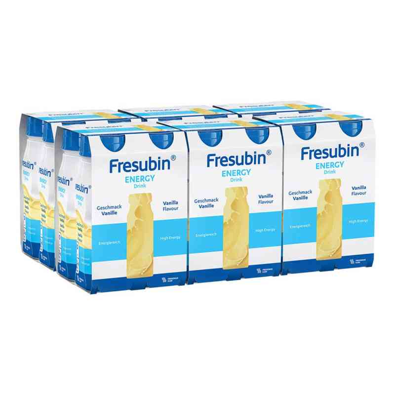 Fresubin Energy Drink Vanille Trinkflasche 24x200 ml von Fresenius Kabi Deutschland GmbH PZN 08100325