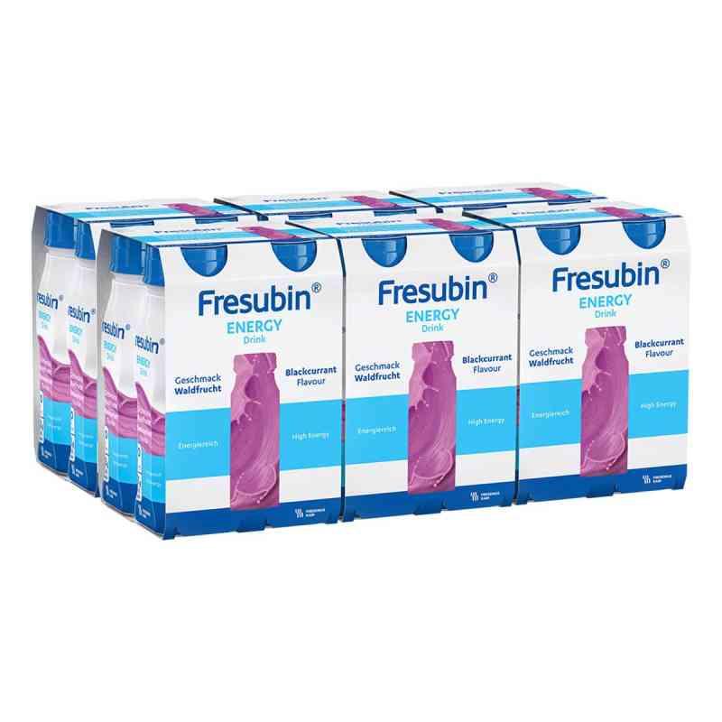Fresubin Energy Drink Waldfrucht Trinkflasche 6X4X200 ml von Fresenius Kabi Deutschland GmbH PZN 03692671