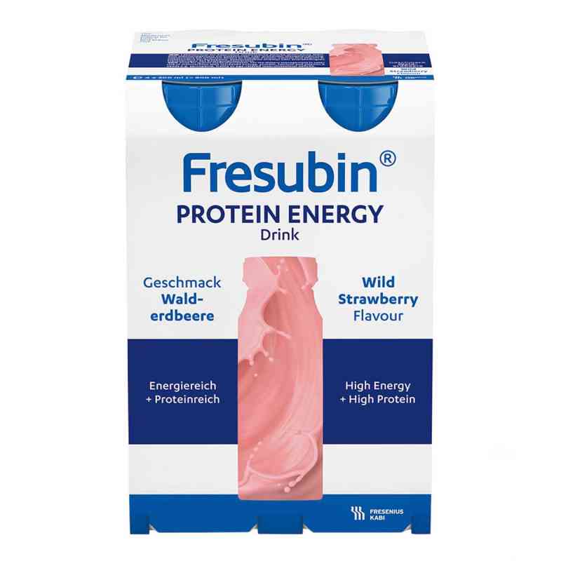 Fresubin Protein Energy Trinknahrung Walderdbeere mit Eiweiß 4X200 ml von Fresenius Kabi Deutschland GmbH PZN 06698728