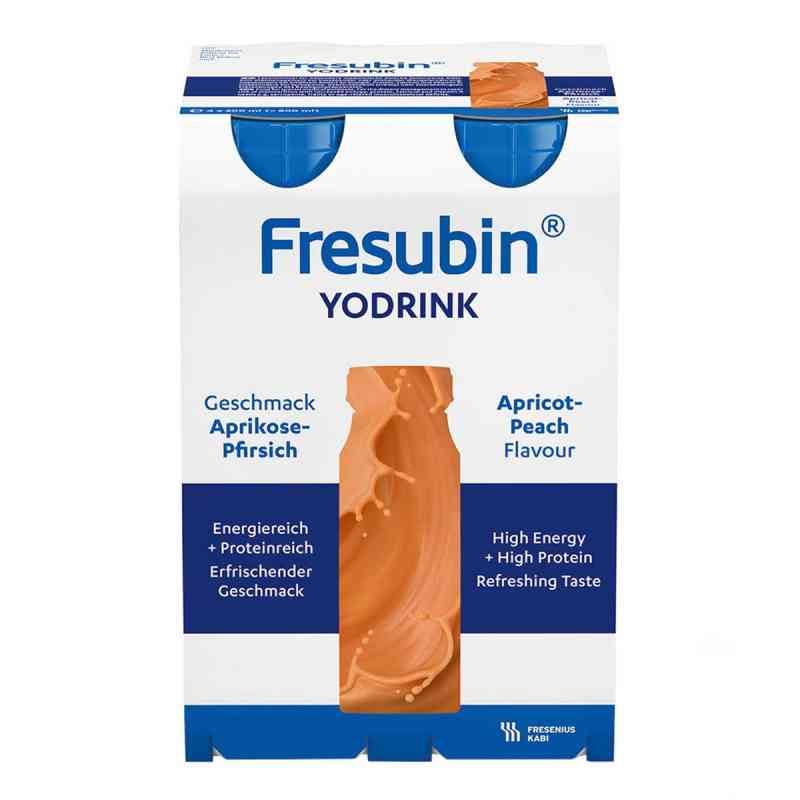 Fresubin YoDrink Aprikose-Pfirsich | Trinknahrung mit Eiweiß 4X200 ml von Fresenius Kabi Deutschland GmbH PZN 11522084