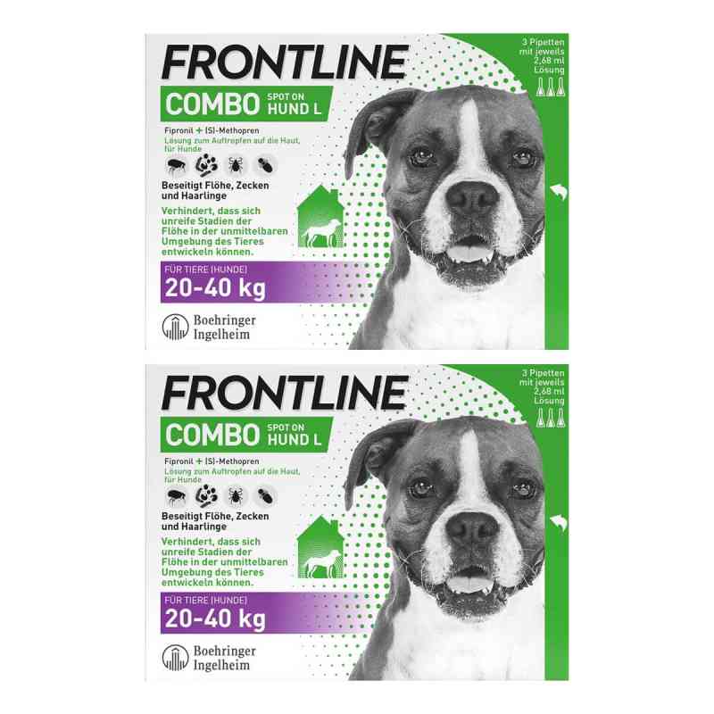 FRONTLINE COMBO® Spot On Hund L 20-40 kg 2x3 stk von Boehringer Ingelheim VETMEDICA GmbH PZN 08102565