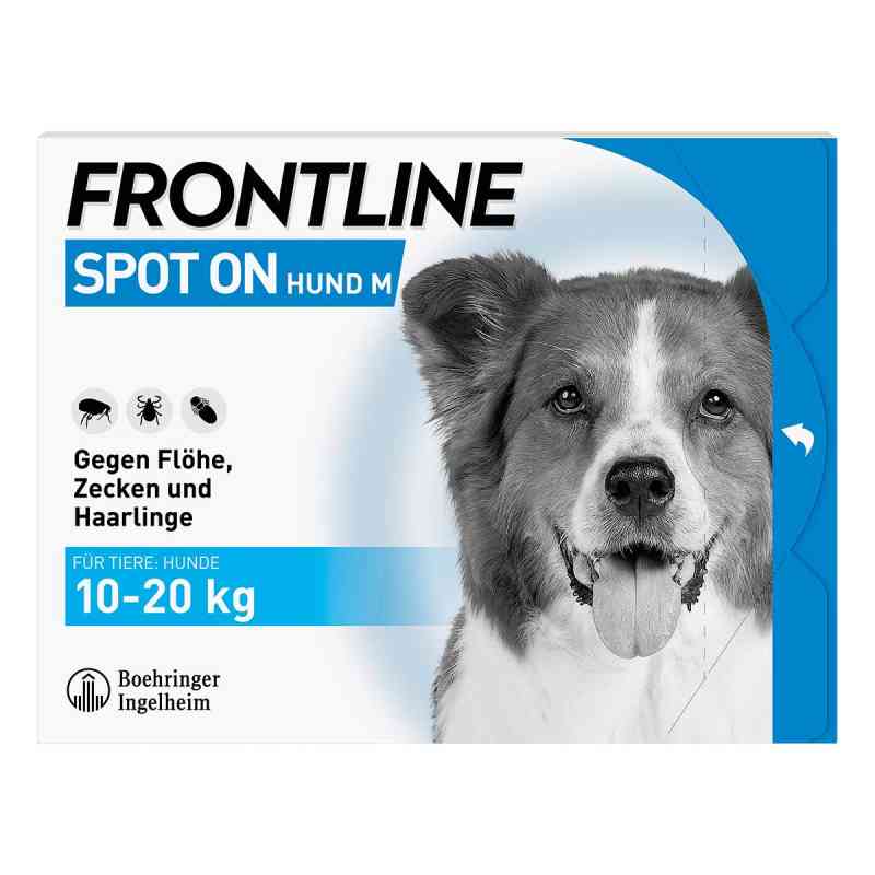Frontline Spot on Hund 20 veterinär Lösung gegen Floh und Zecke 3 stk von Boehringer Ingelheim VETMEDICA G PZN 00662882