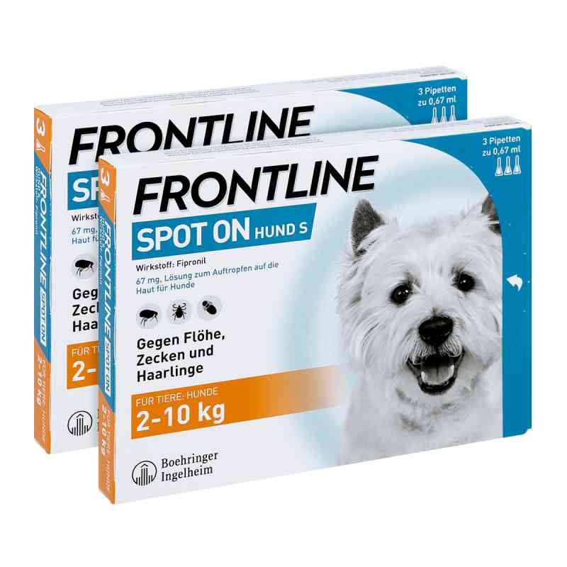 FRONTLINE SPOT ON Hund S 2x3 stk von Boehringer Ingelheim VETMEDICA GmbH PZN 08101008