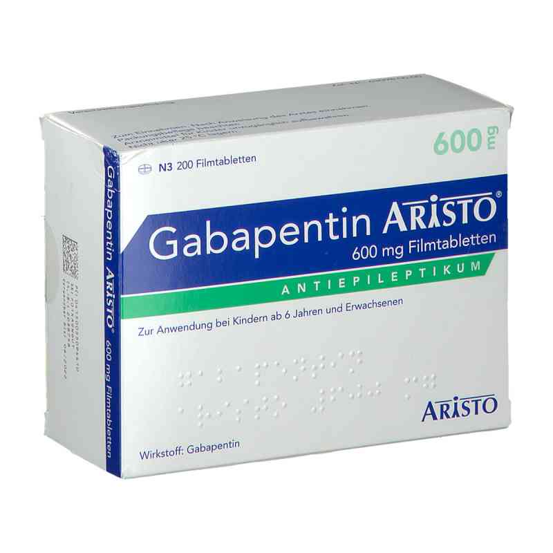 Gabapentin Aristo 600mg 200 stk von Aristo Pharma GmbH PZN 05509441
