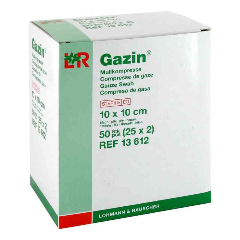 Gazin Kompressen 10x10cm 8fach steril 25X2 stk von Lohmann & Rauscher GmbH & Co.KG PZN 03449025