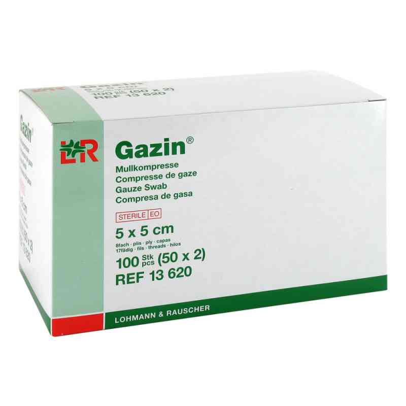 Gazin Kompressen 5x5cm 8fach steril 50X2 stk von Lohmann & Rauscher GmbH & Co.KG PZN 03449048