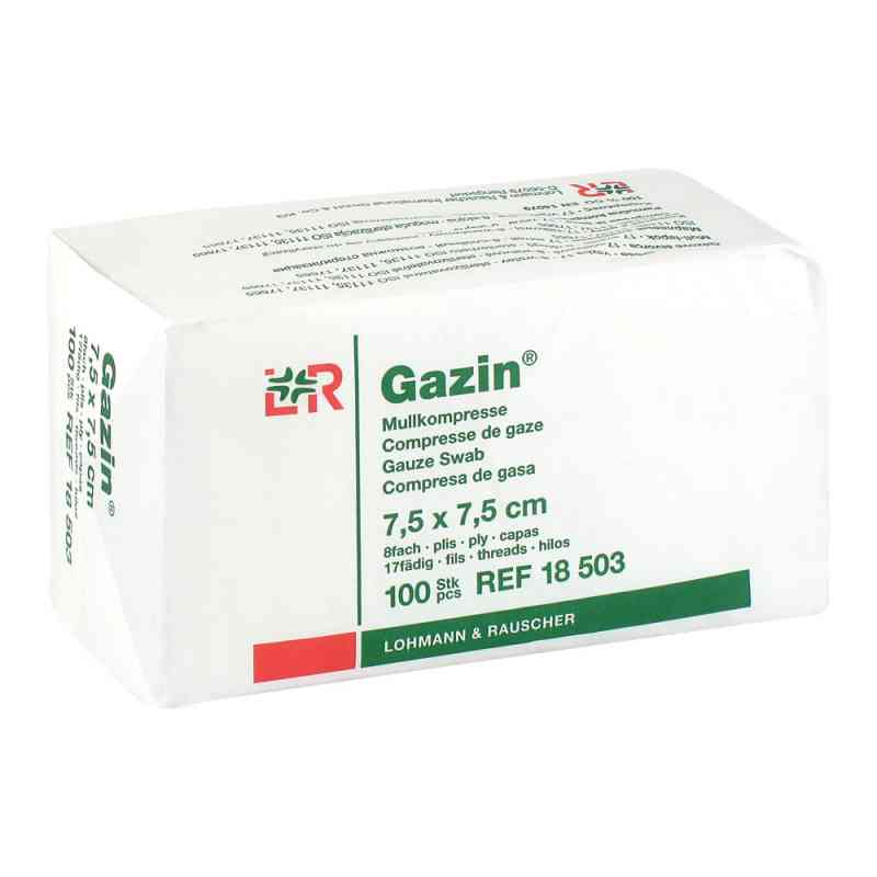 Gazin Op Kompressen 7,5x7,5cm 8fach 100 stk von Lohmann & Rauscher GmbH & Co.KG PZN 03959387