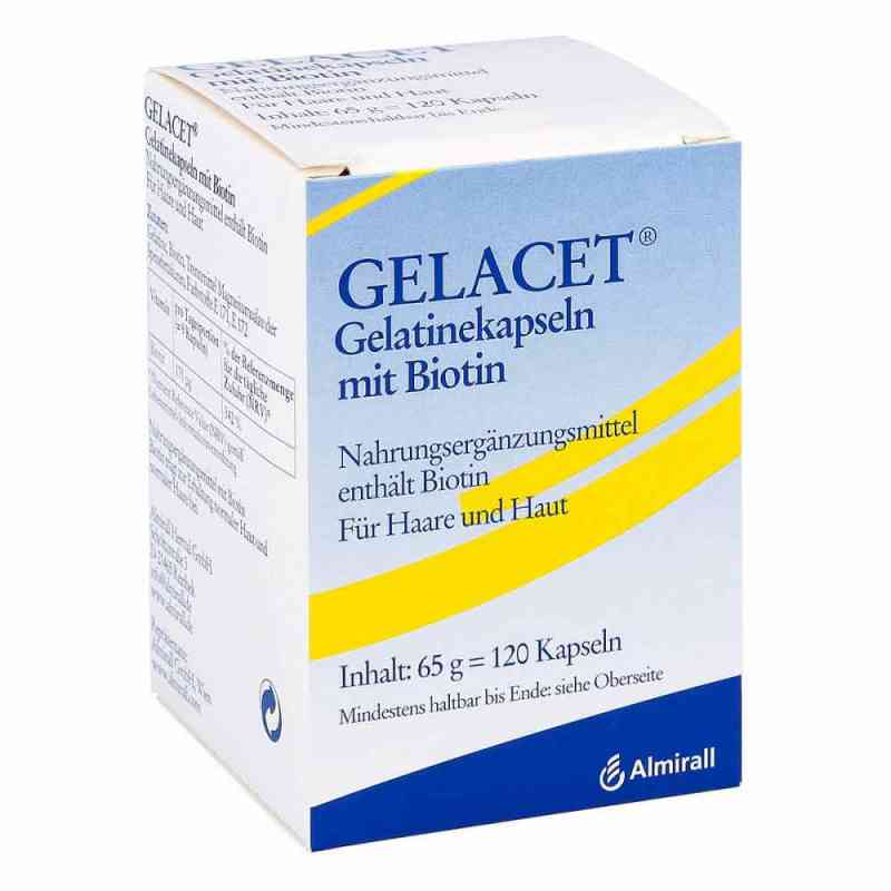 Gelacet Gelatinekapseln mit Biotin 120 stk von ALMIRALL HERMAL GmbH PZN 02098807