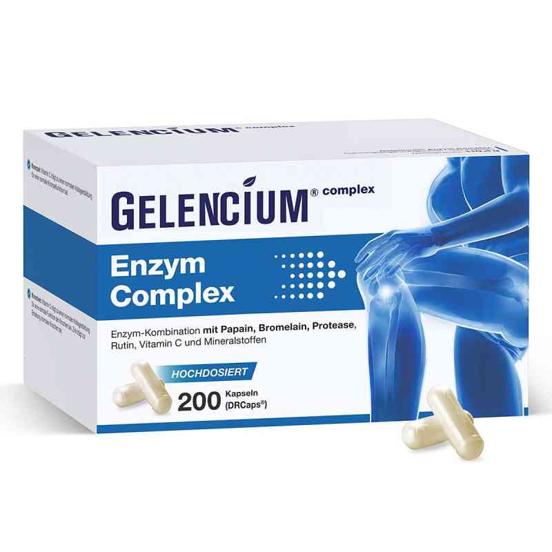 Gelencium® Enzym Complex hochdosiert mit Bromelain 200 stk von Heilpflanzenwohl GmbH PZN 19360267