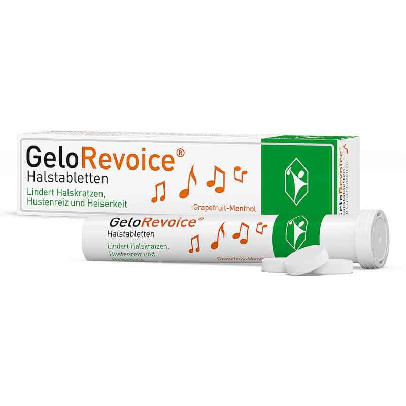 GeloRevoice Halstabletten Grapefruit-Menthol Lutschtabletten 20 stk von G. Pohl-Boskamp GmbH & Co. KG PZN 08846067