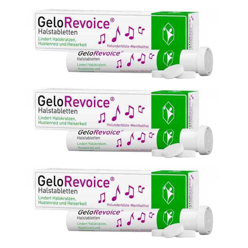 GeloRevoice Halstabletten Holunderblüte-Mentholfrei Lutschtablet 3x20 stk von G. Pohl-Boskamp GmbH & Co. KG PZN 08102236