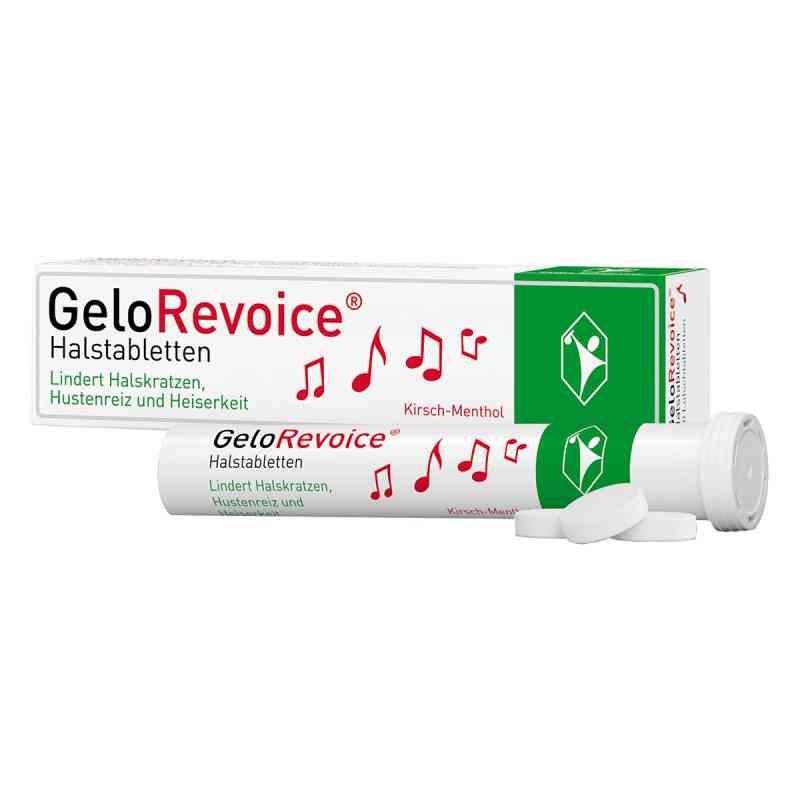 GeloRevoice Halstabletten Kirsch-Menthol Lutschtabletten 20 stk von G. Pohl-Boskamp GmbH & Co. KG PZN 01712470