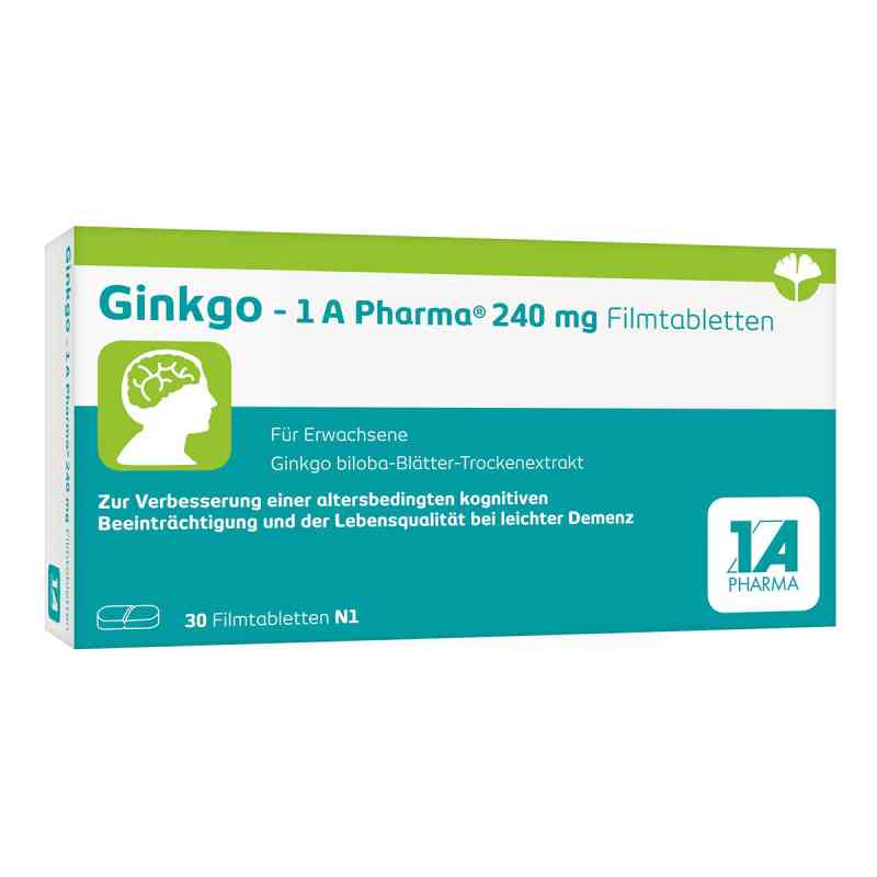 Ginkgo - 1 A Pharma® 240 mg Filmtabletten 30 stk von 1 A Pharma GmbH PZN 14128873