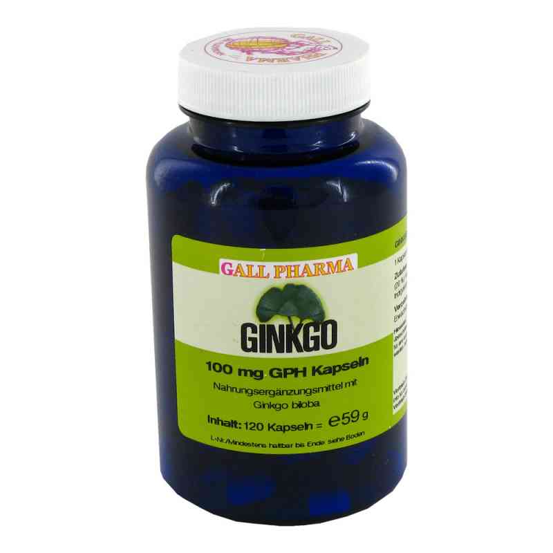 Ginkgo 100 mg Gph Kapseln 120 stk von Hecht-Pharma GmbH PZN 04156986