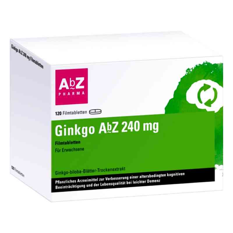 Ginkgo AbZ 240 mg Filmtabletten 120 stk von AbZ Pharma GmbH PZN 14164745