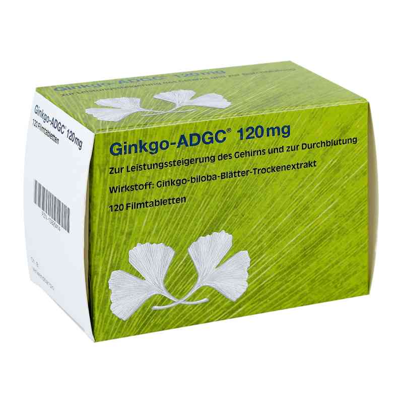 Ginkgo ADGC 120 mg Filmtabletten 120 stk von Zentiva Pharma GmbH PZN 13820414