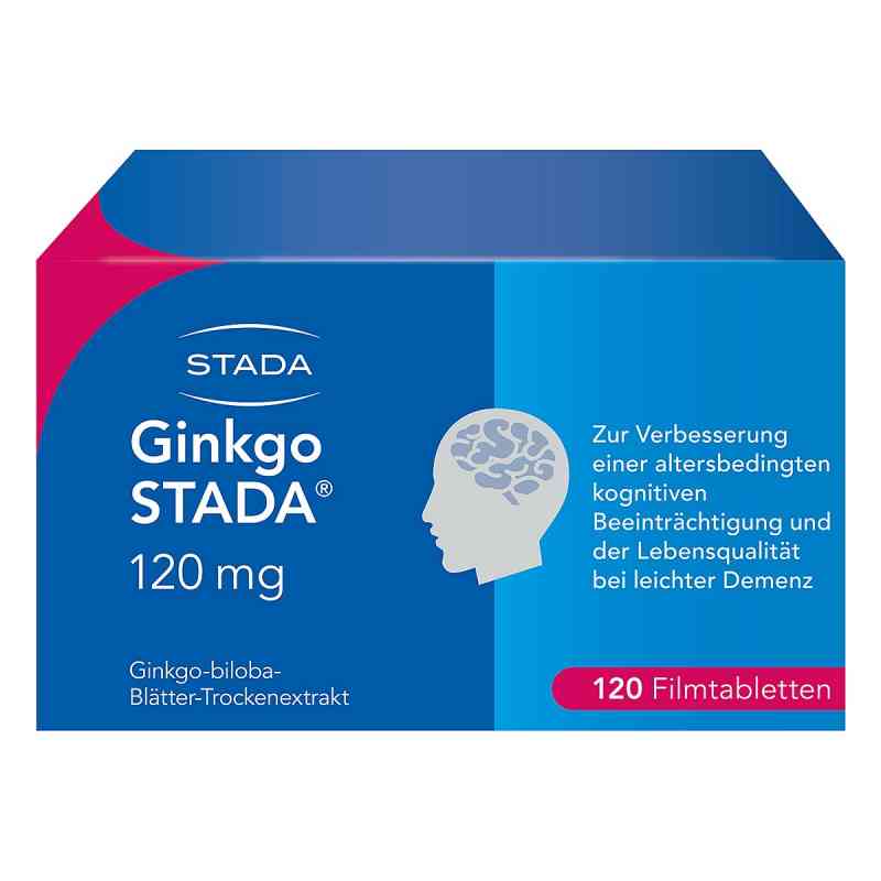 Ginkgo Biloba STADA 120MG FTA bei Gedächtnis- und Konzentrations 120 stk von STADA Consumer Health Deutschlan PZN 11538903