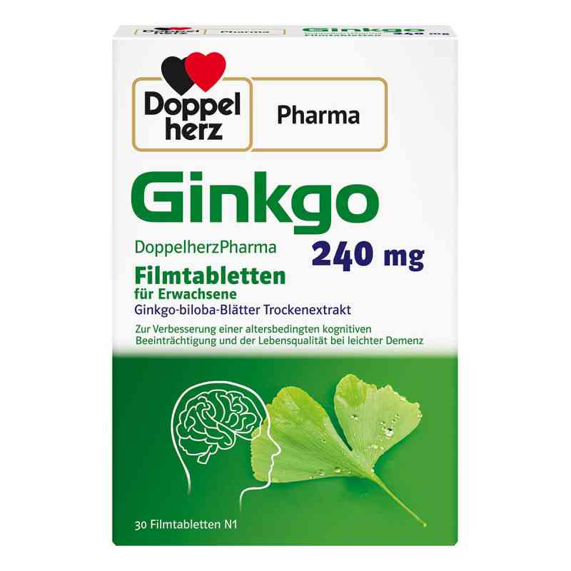 Ginkgo Doppelherzpharma 240 Mg Filmtabletten 30 stk von Queisser Pharma GmbH & Co. KG PZN 18746119