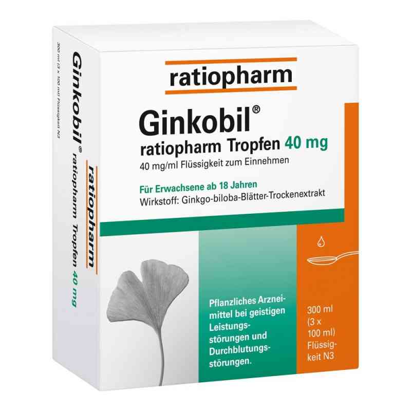 Ginkobil-ratiopharm Tropfen 40 Mg 300 ml von ratiopharm GmbH PZN 06680912