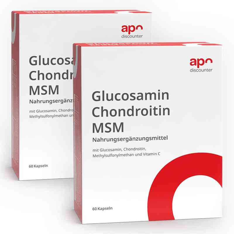 Glucosamin Chondroitin MSM Kapseln von apodiscounter 2x60 stk von apo.com Group GmbH PZN 08102165
