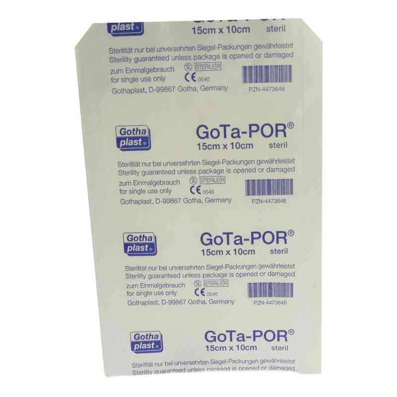 Gota-por Wundpflaster steril 100x150 mm 1 stk von Gothaplast GmbH PZN 04473646