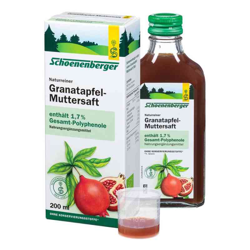 Granatapfel Muttersaft Schoenenberger 200 ml von SALUS Pharma GmbH PZN 00699715