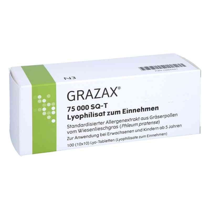 Grazax 75.000 Sq-t Lyo-tabl.lyophili.z.einnehmen 100 stk von ALK-Abello Arzneimittel GmbH PZN 13905501