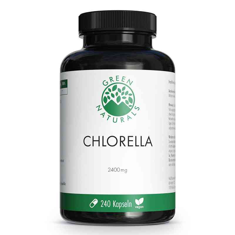 Green Naturals Chlorella 2400mg Kapseln Vegan 240 stk von Heilpflanzenwohl GmbH PZN 19483389