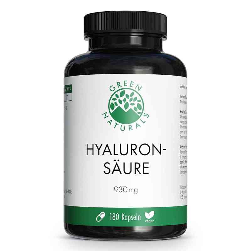 Green Naturals Hyaluronsäure 930 mg vegan Kapseln 180 stk von Heilpflanzenwohl GmbH PZN 19688737