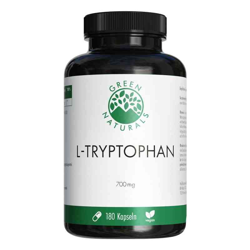 GREEN NATURALS L-Tryptophan 700mg Hochdos.veg.kps. 180 stk von Heilpflanzenwohl GmbH PZN 18905641