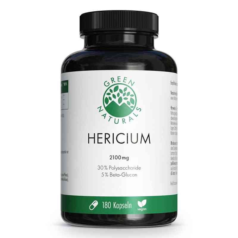 GREEN NATURALS Lions Mane Hericium 2100mg Veg.kps. 180 stk von Heilpflanzenwohl GmbH PZN 19107491