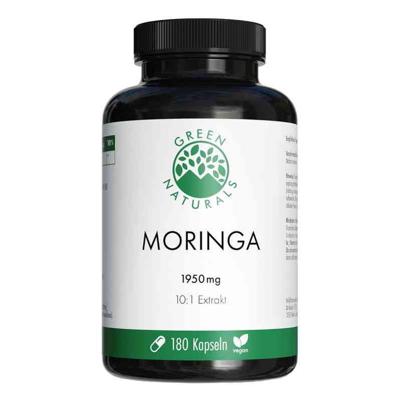 Green Naturals® Moringa 1.950 mg hochdosiert Kapseln vegan 180 stk von Heilpflanzenwohl GmbH PZN 19973923