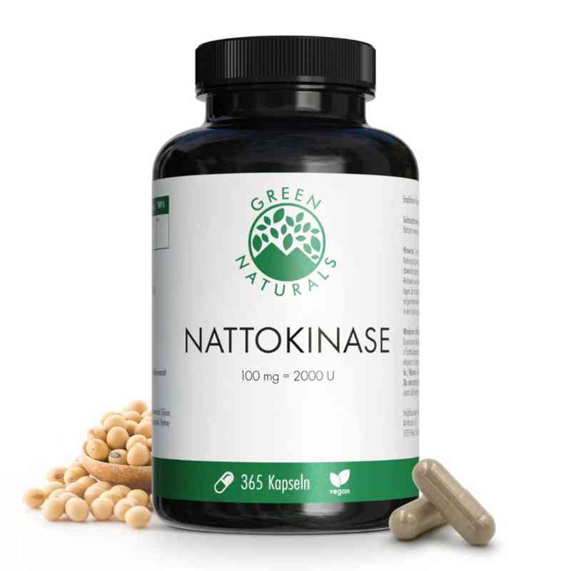 Green Naturals Nattokinase 100 mg Kapseln vegan 365 stk von Heilpflanzenwohl GmbH PZN 18497596