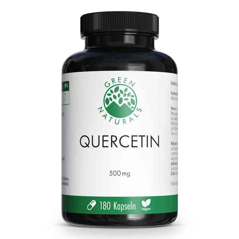 GREEN NATURALS Quercetin 500 mg hochdosiert vegan 180 stk von Heilpflanzenwohl GmbH PZN 18099134