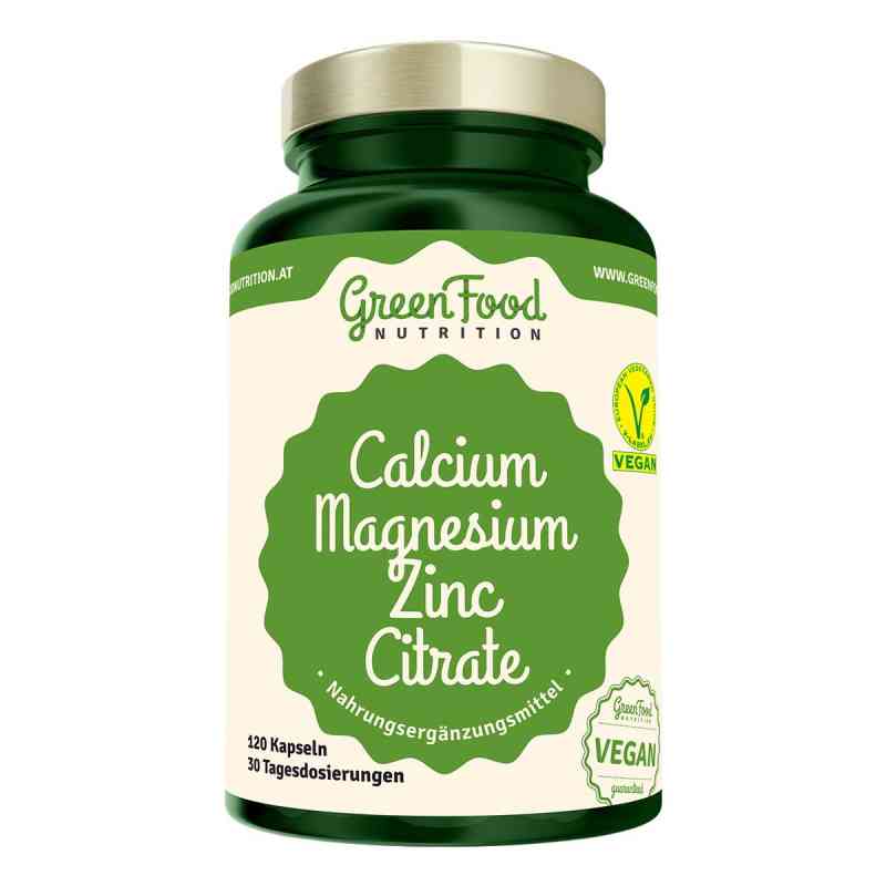 GreenFood Nutrition Calcium Magnesium Zink Citrate Kapseln 120 stk von  PZN 08106560