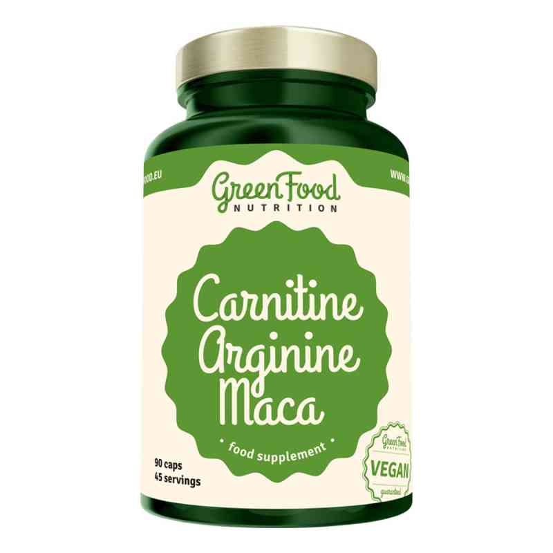 GreenFood Nutrition Carnitin + Arginin + Maca Kapseln 90 stk von  PZN 08106506