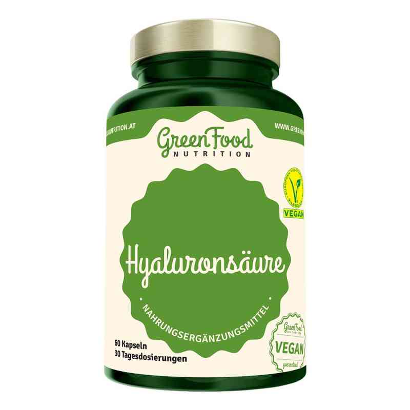 GreenFood Nutrition Hyaluronsäure Kapseln 60 stk von  PZN 08106544