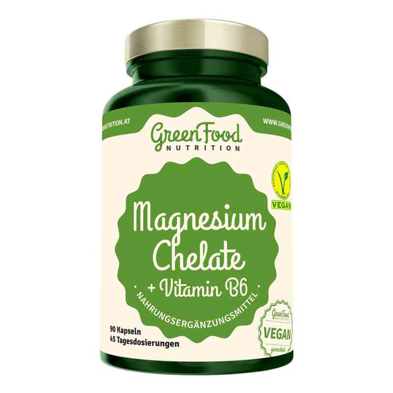 GreenFood Nutrition Magnesium Chelate + Vitamin B6 Kapseln 90 stk von  PZN 08106512