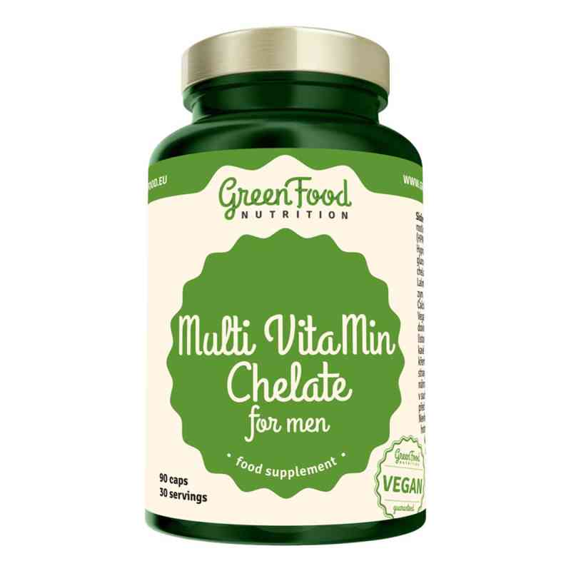 GreenFood Nutrition Multi Vitamin Chelate für Männer 90 stk von  PZN 08106540