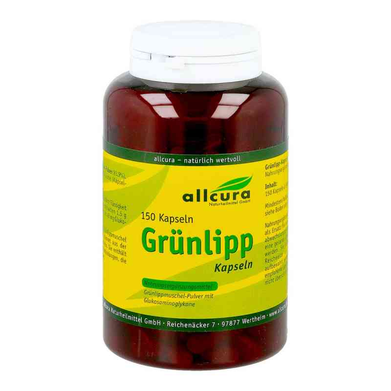 Grünlipp Muschel Kapseln 150 stk von allcura Naturheilmittel GmbH PZN 04020672