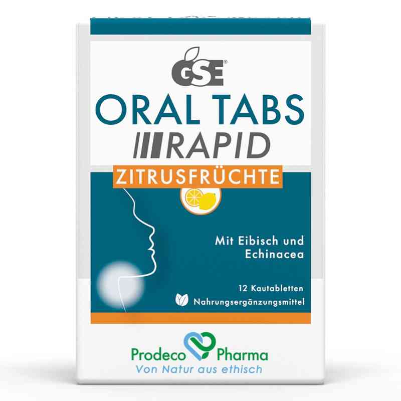 GSE Oral Tabs Rapid Zitrusfrüchte Lutschtabletten 12 stk von Prodeco Pharma Deutschland GmbH PZN 19743063