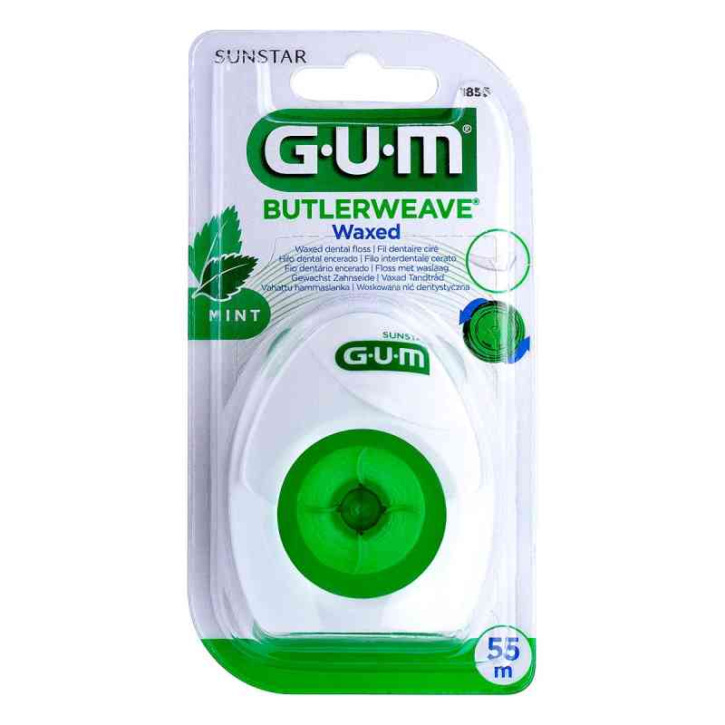 GUM Butlerweave Waxed Zahnseide Mint 1 stk von Sunstar Deutschland GmbH PZN 11348166