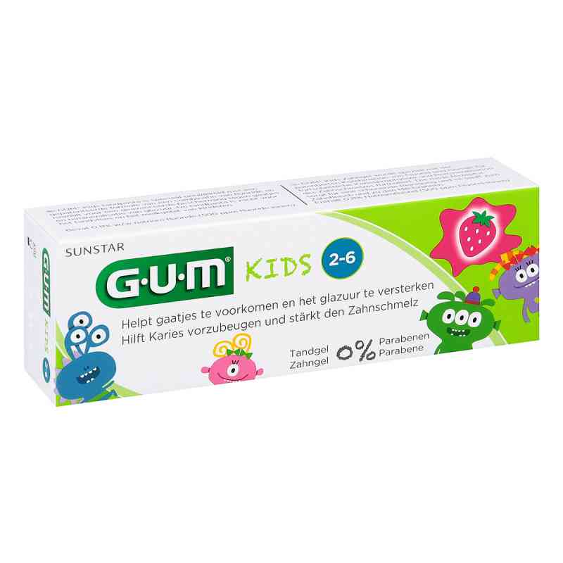 Gum Kids Zahncreme Erdbeere 2-6 Jahre 1 stk von Sunstar Deutschland GmbH PZN 10176579