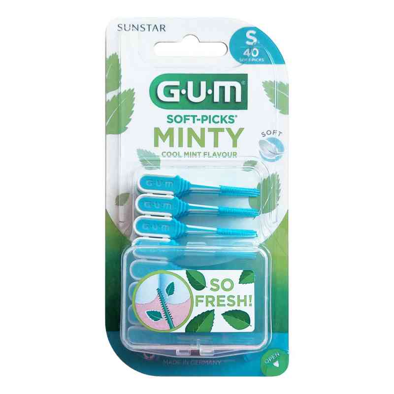 GUM SOFT-PICKS® MINTY Interdentalsticks Small 40 stk von Sunstar Deutschland GmbH PZN 18855469