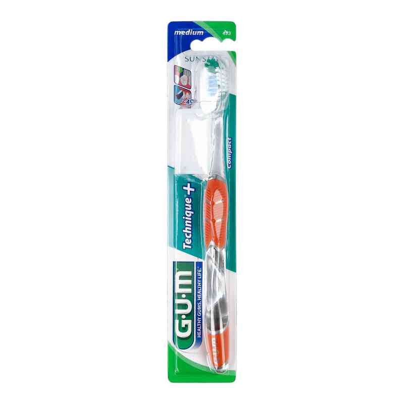 GUM Technique + Zahnbürste kompakt mittel Blister 1 stk von Sunstar Deutschland GmbH PZN 03400349