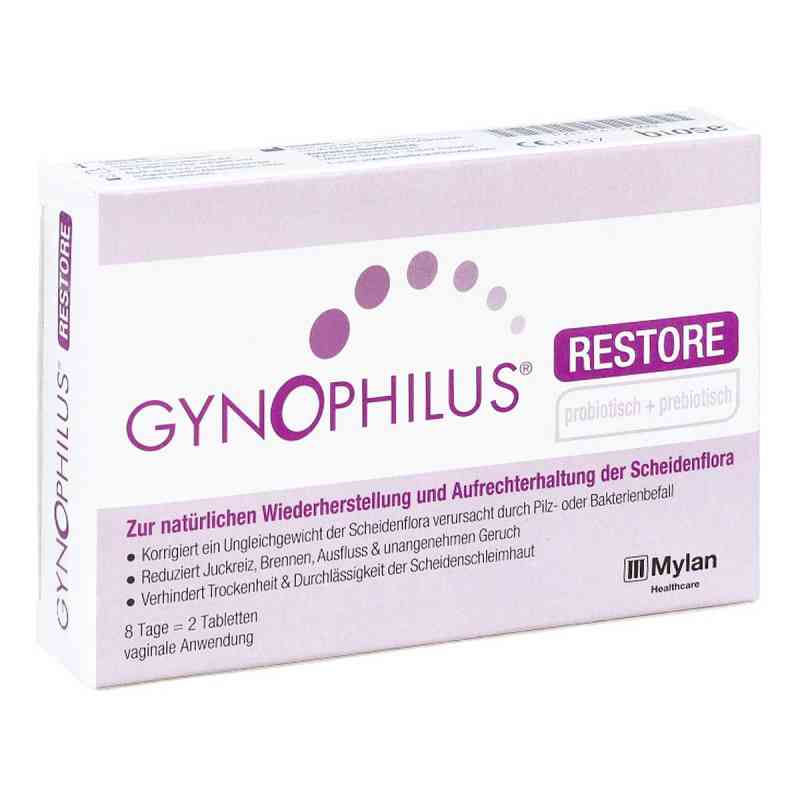 Gynophilus restore Vaginaltabletten 2 stk von Mylan Healthcare GmbH PZN 14190300